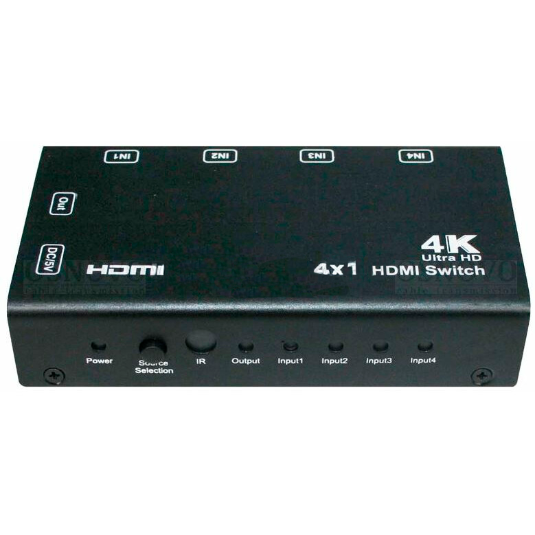 Коммутатор OSNOVO SW-Hi401/1, 4x1 4К@30Гц